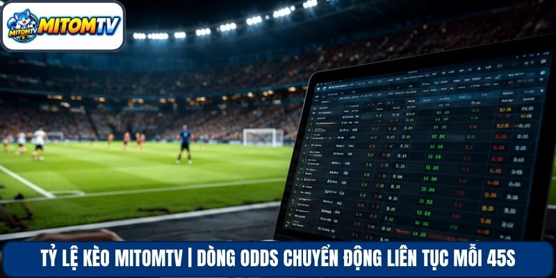 Tỷ Lệ Kèo Mitomtv | Dòng Odds Chuyển Động Liên Tục Mỗi 45s